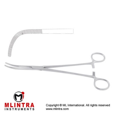 Rumel Dissecting and Ligature Forcep Curved Stainless Steel, 23.5 cm - 9 1/4"